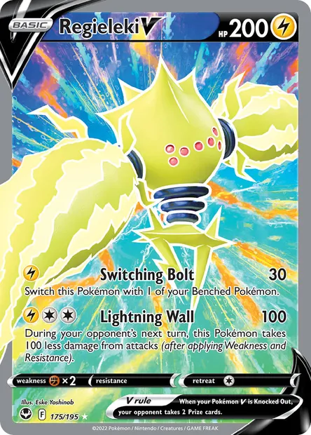 Regieleki V, Pokémon card SIT 175 — Silver Tempest set