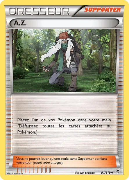 A.Z., carte Pokémon PHF 91 — extension Vigueur Spectrale