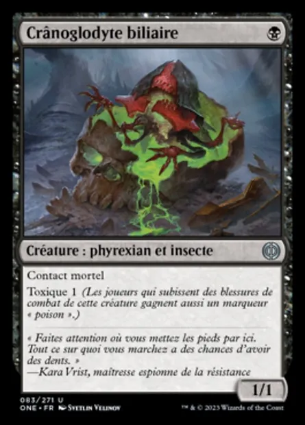 Crânoglodyte biliaire, carte Magic ONE 83 — extension Tous Phyrexians