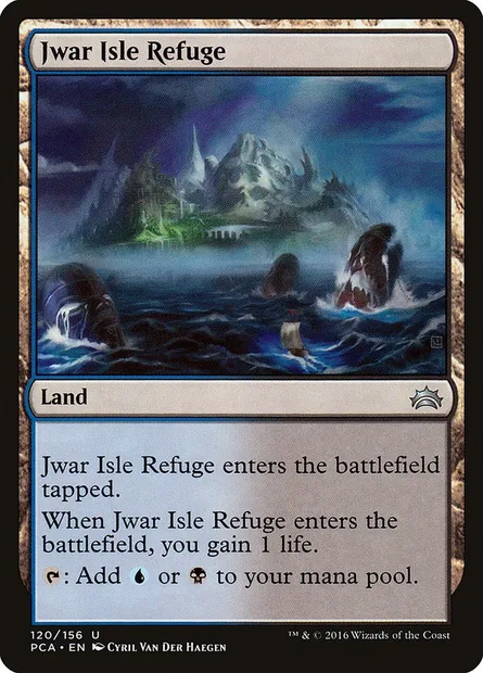 Jwar Isle Refuge, Magic card PCA 120 — Planechase Anthology set