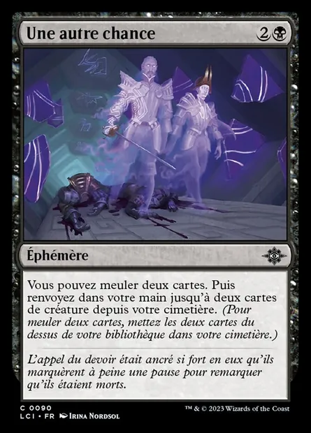 Une autre chance, carte Magic LCI 90 — extension The Lost Caverns of Ixalan