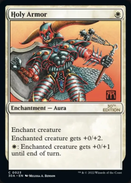 Holy Armor, Magic card 30A 23 — 30th Anniversary Edition set