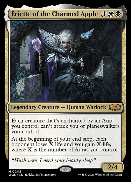 Eriette of the Charmed Apple, Magic card WOE 202 — Wilds of Eldraine set