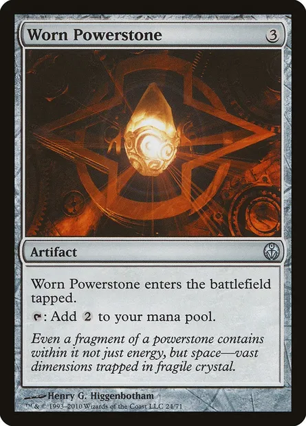 Worn Powerstone, Magic card DDE 24 — Duel Decks: Phyrexia vs. the Coalition set