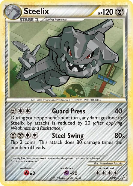 Steelix, Pokémon card UL 24 — Unleashed set