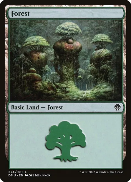 Forest, Magic card DMU 274 — Dominaria United set