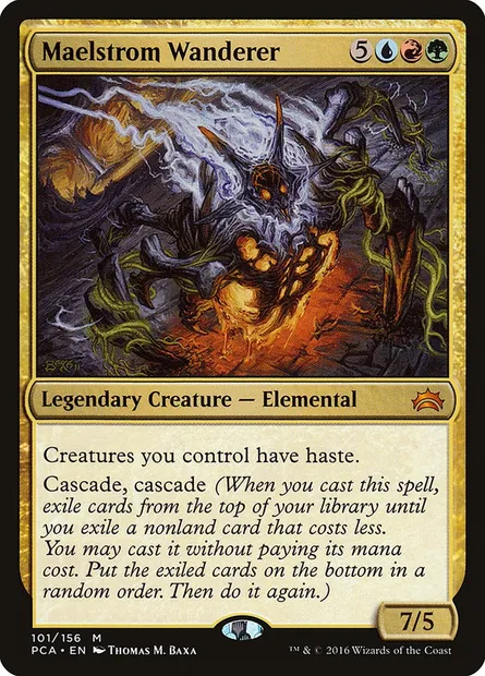 Maelstrom Wanderer, Magic card PCA 101 — Planechase Anthology set