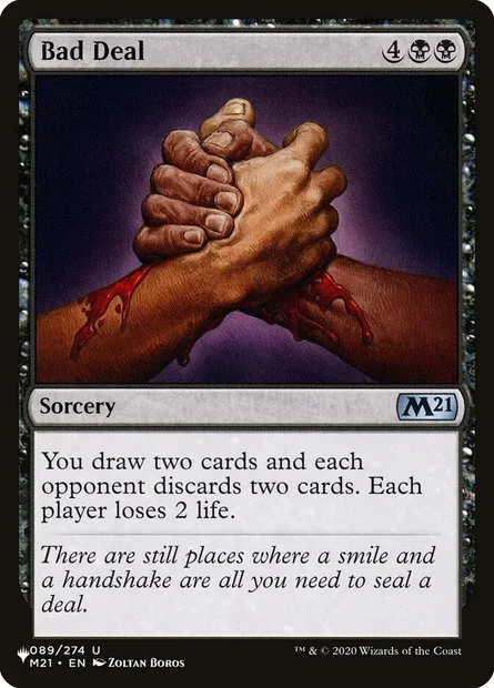 Mauvais plan, carte Magic PLST M21-89 — extension The List