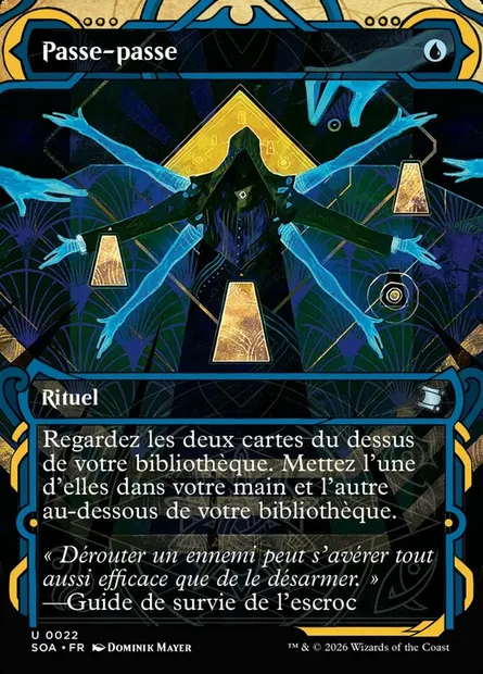 Passe-passe, carte Magic SOA 22 — extension Secrets of Strixhaven Mystical Archive