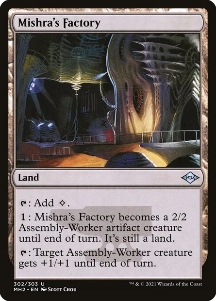 Mishra's Factory, Magic card MH2 302 — Modern Horizons 2 set