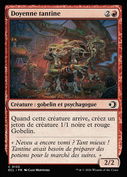 Doyenne tantine, carte Magic ECL 133 — extension Lorwyn Eclipsed