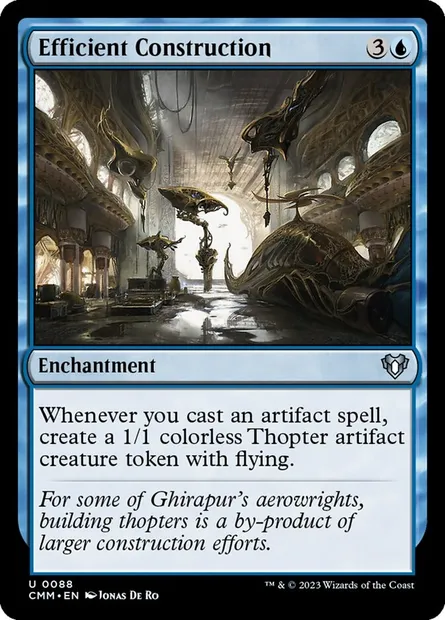 Efficient Construction, Magic card CMM 88 — Commander Masters set