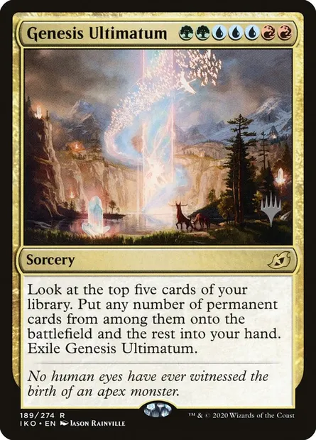 Genesis Ultimatum, Magic card PIKO 189p — Ikoria: Lair of Behemoths Promos set