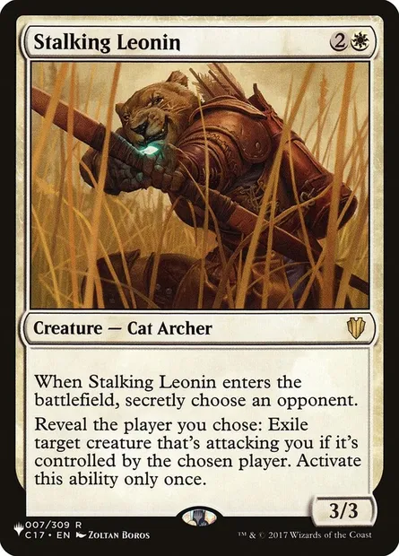 Stalking Leonin, Magic card PLST C17-7 — The List set