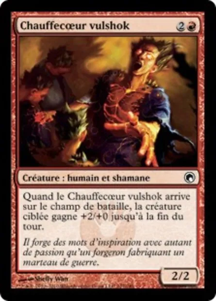Chauffecœur vulshok, carte Magic SOM 107 — extension Cicatrices de Mirrodin