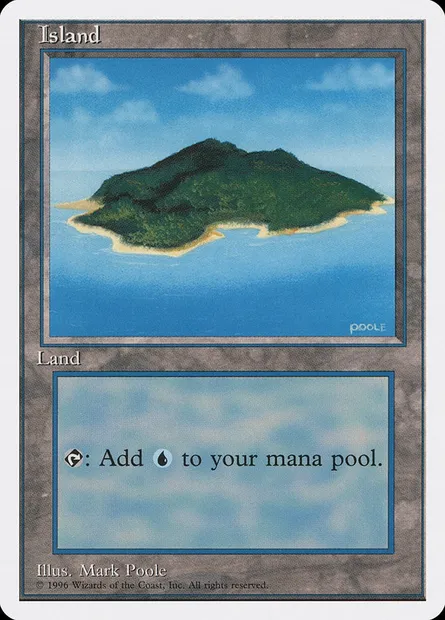 Island, Magic card ITP 57 — Introductory Two-Player Set set