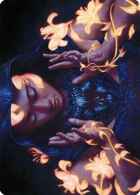Blossoming Calm // Blossoming Calm, Magic card AMH2 1 — Modern Horizons 2 Art Series set