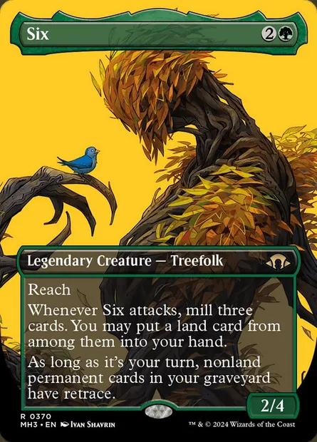 Six, Magic card MH3 370 — Modern Horizons 3 set