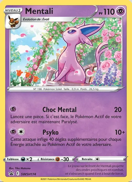 Mentali, carte Pokémon SWSH 174 — extension Promo SWSH