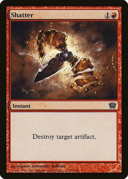 Shatter, Magic card 9ED 218★ — Ninth Edition set