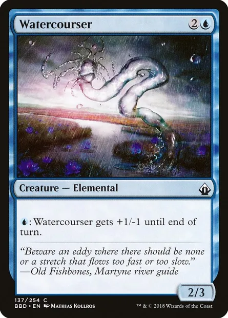 Watercourser, Magic card BBD 137 — Battlebond set