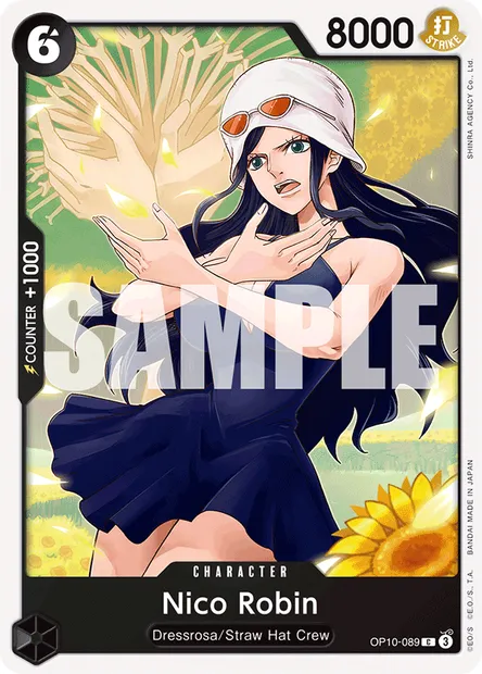 Nico Robin, One Piece card OP10-089 — ROYAL BLOOD set