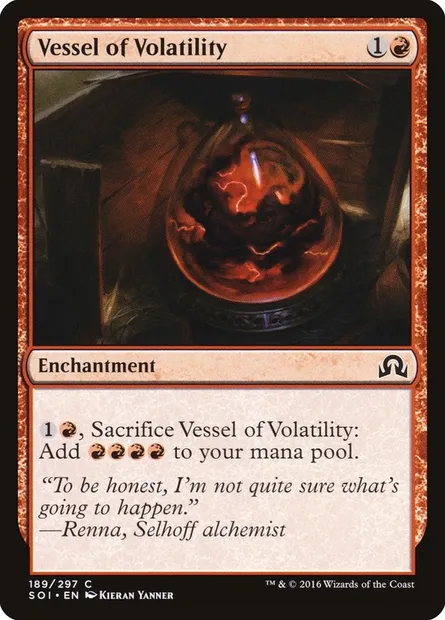 Vessel of Volatility, Magic card SOI 189 — Shadows over Innistrad set