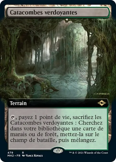 Catacombes verdoyantes, carte Magic MH2 479 — extension Horizons du Modern 2