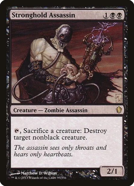 Stronghold Assassin, Magic card C13 93 — Commander 2013 set