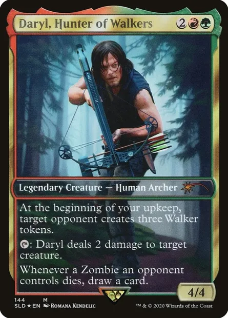 Daryl, Hunter of Walkers, carte Magic SLD 144 — extension Secret Lair Drop