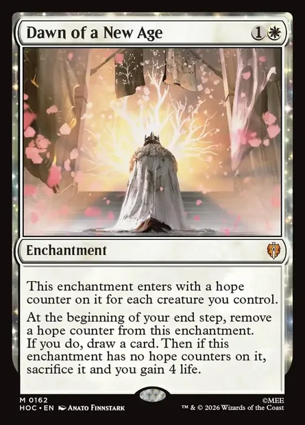 Dawn of a New Age, Magic card HOC 162 — The Hobbit Eternal set
