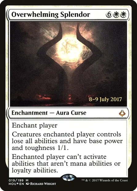 Overwhelming Splendor, Magic card PHOU 19s — Hour of Devastation Promos set