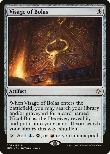 Visage of Bolas, Magic card HOU 208 — Hour of Devastation set