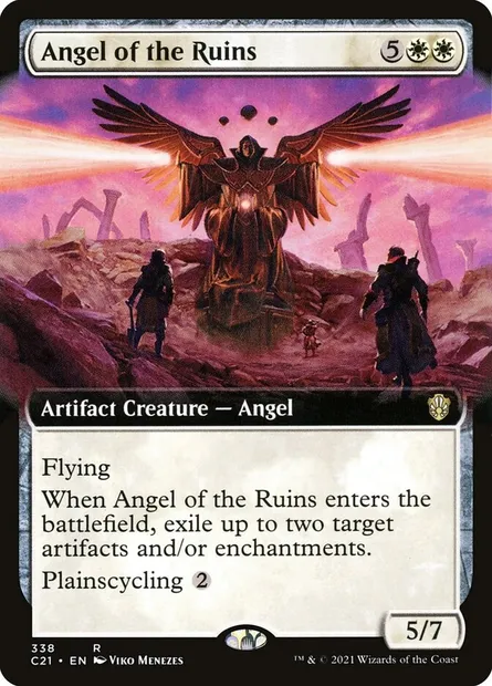 Angel of the Ruins, Magic card C21 338 — Commander 2021 set