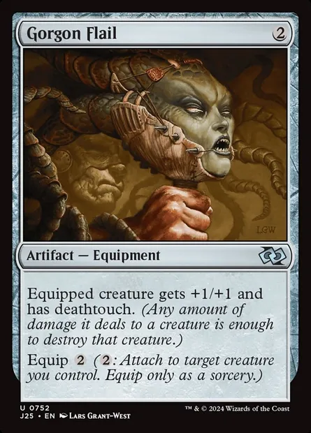 Gorgon Flail, Magic card J25 752 — Foundations Jumpstart set