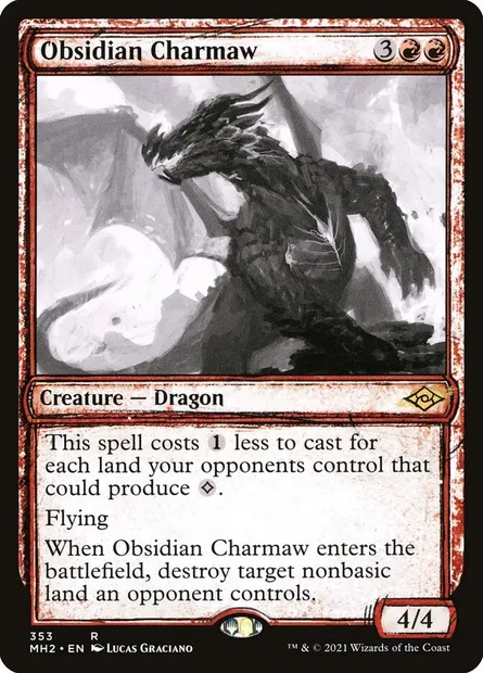 Obsidian Charmaw, Magic card MH2 353 — Modern Horizons 2 set