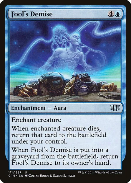 Fool's Demise, Magic card C14 111 — Commander 2014 set