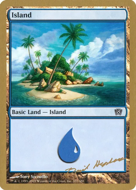 Île, carte Magic WC03 dh337 — extension World Championship Decks 2003