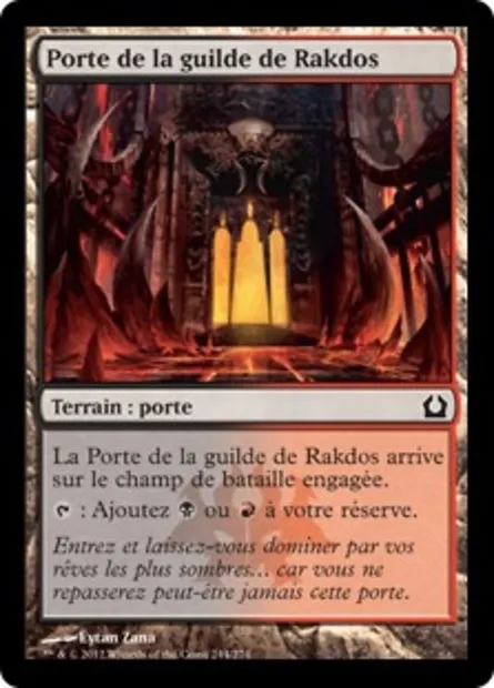 Porte de la guilde de Rakdos, carte Magic RTR 244 — extension Retour à Ravnica