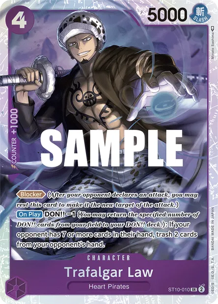 Trafalgar Law, One Piece card ST10-010 — The Three Captains set