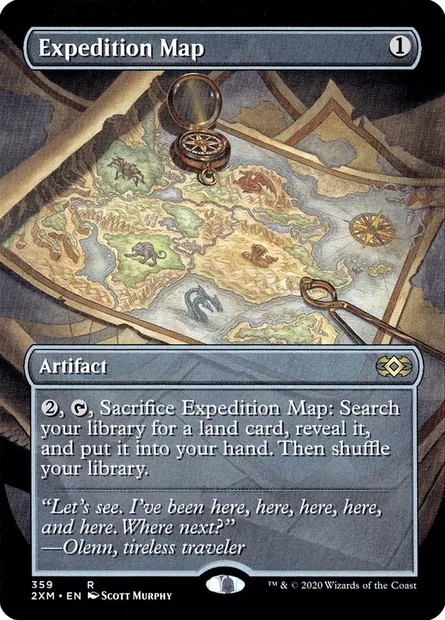 Expedition Map, Magic card 2XM 359 — Double Masters set