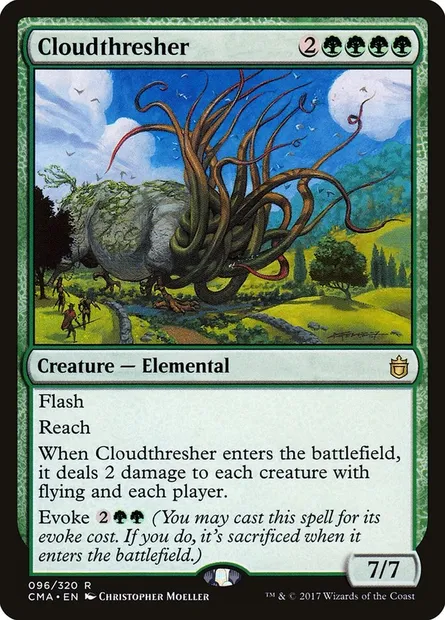 Batteuse de nuages, carte Magic CMA 96 — extension Commander Anthology