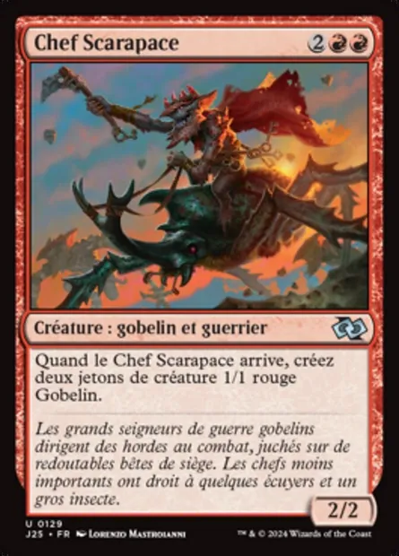 Chef Scarapace, carte Magic J25 129 — extension Foundations Jumpstart