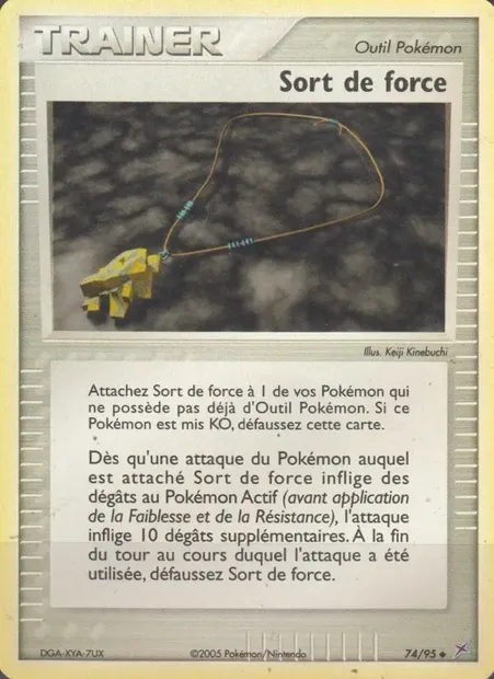 Sort de force, carte Pokémon MA 74 — extension EX Team Magma vs Team Aqua