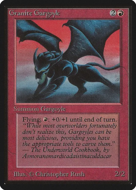 Granite Gargoyle, Magic card LEB 156 — Limited Edition Beta set