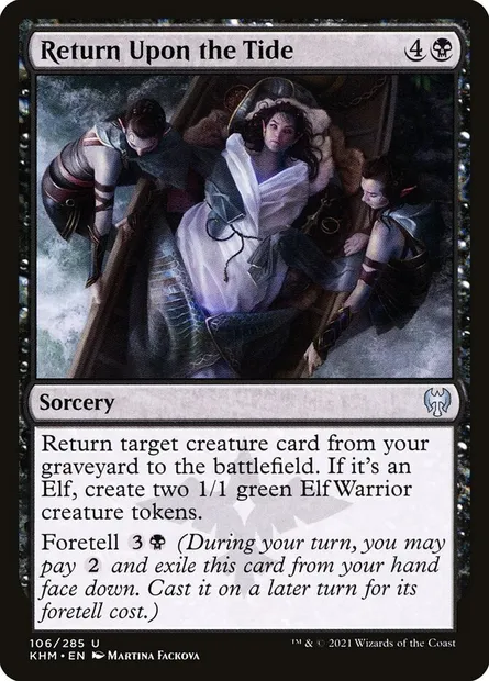 Return Upon the Tide, Magic card KHM 106 — Kaldheim set