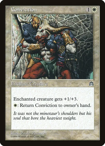 Conviction, carte Magic STH 5 — extension Forteresse