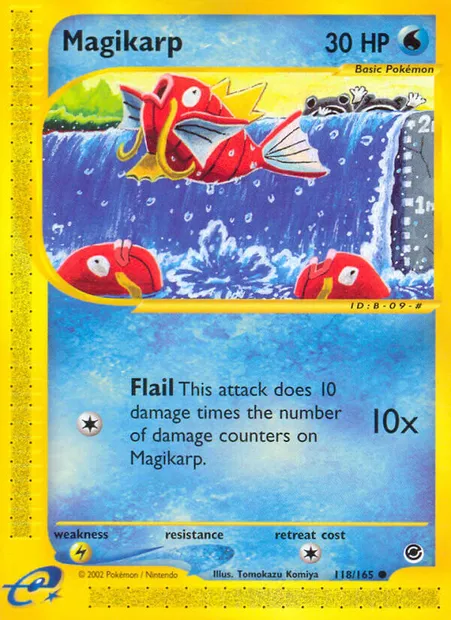 Magikarp, Pokémon card EX 118 — Expedition Base Set set
