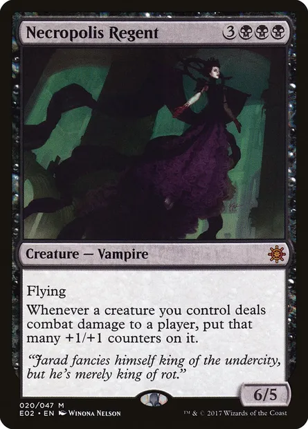 Necropolis Regent, Magic card E02 20 — Explorers of Ixalan set