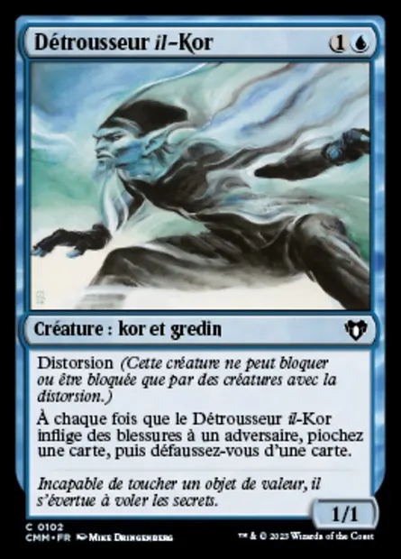Détrousseur il-Kor, carte Magic CMM 102 — extension Commander Masters